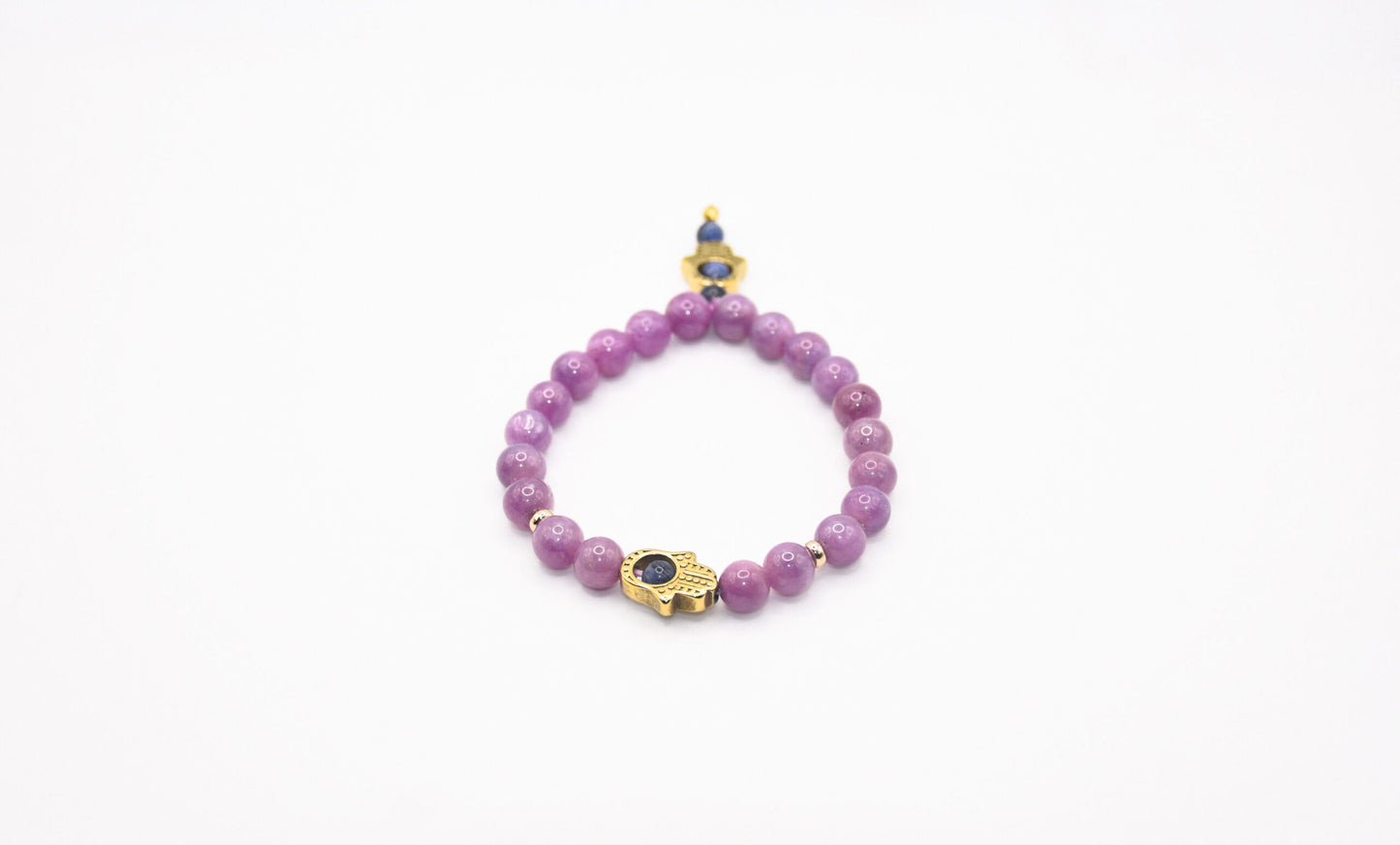 Ruby Hamsa Bracelet