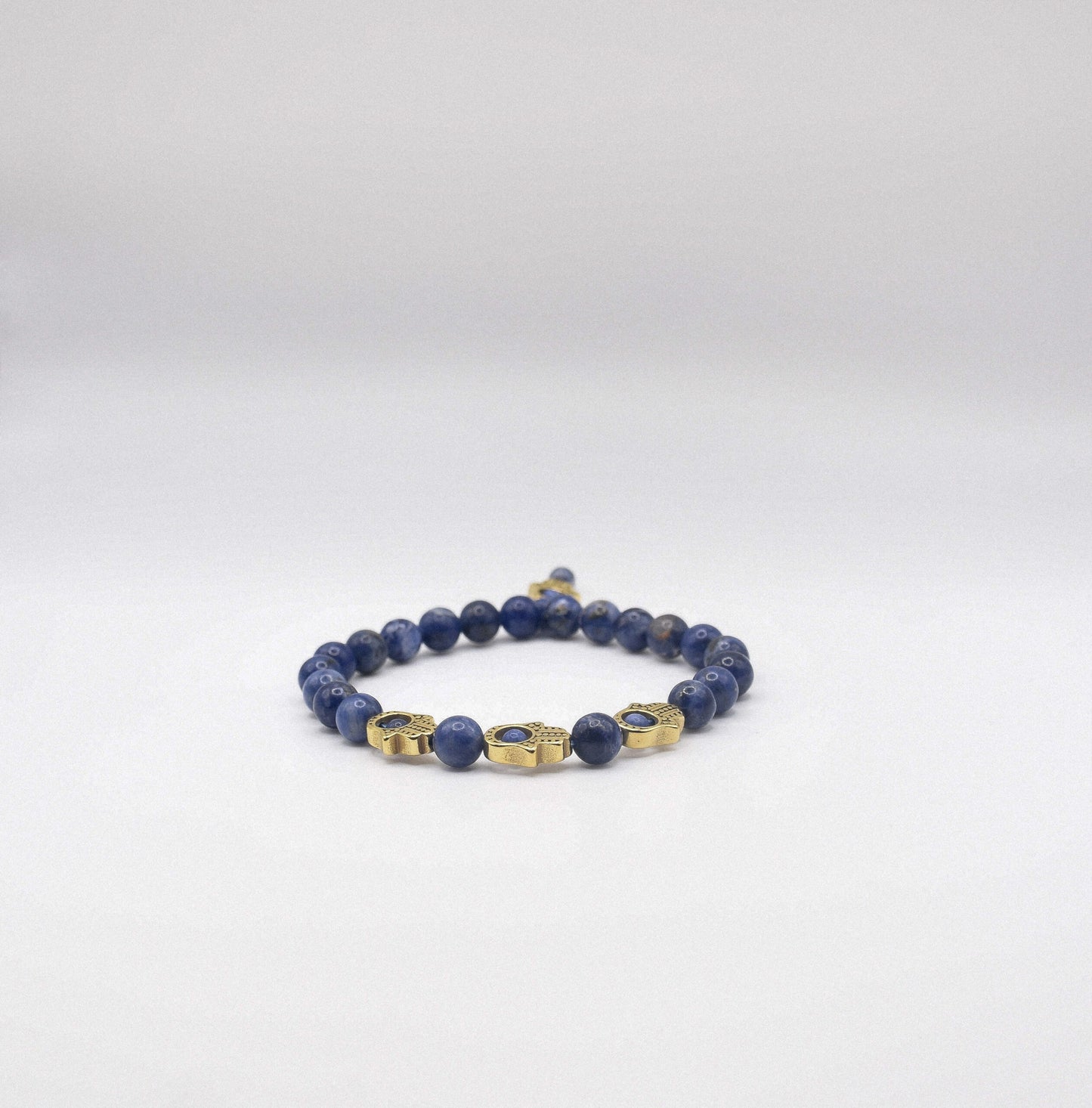 Apatite Hamsa Bracelet