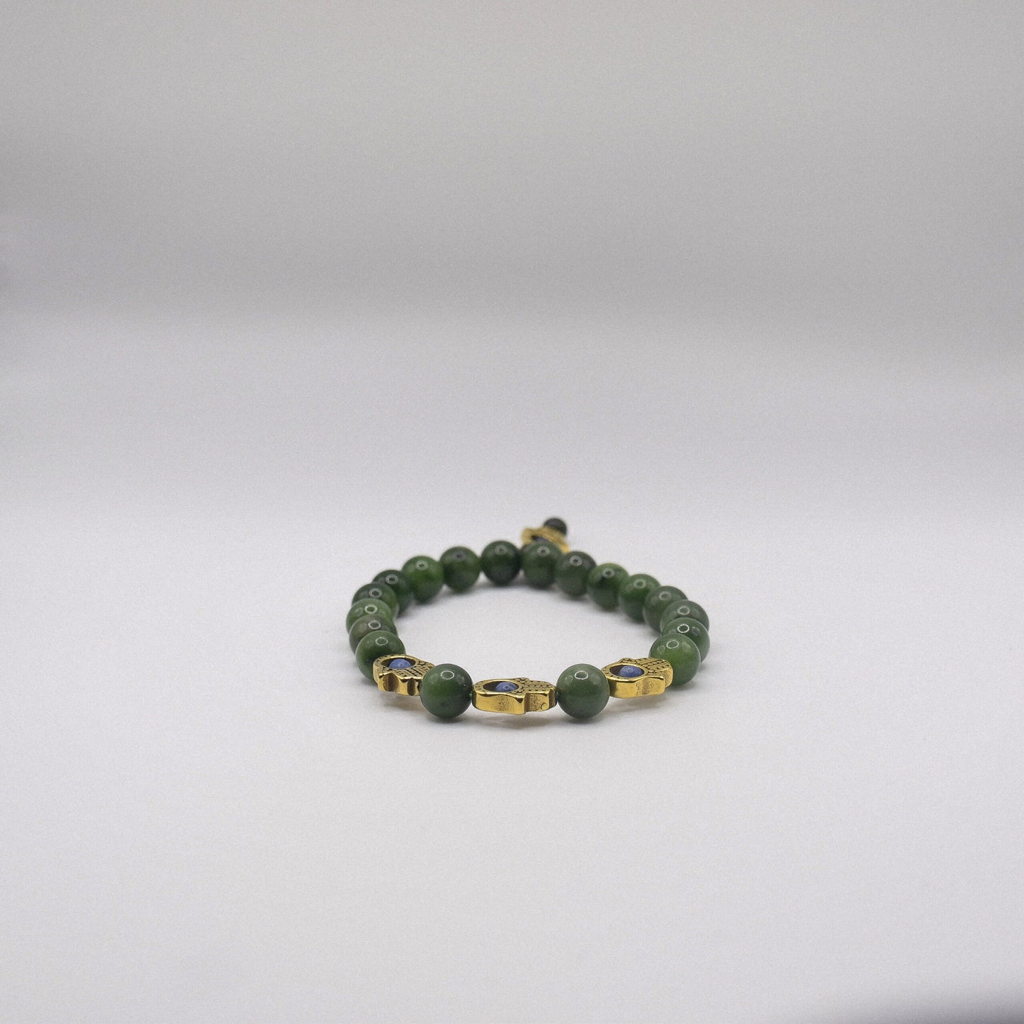 Jade Hamsa Bracelet