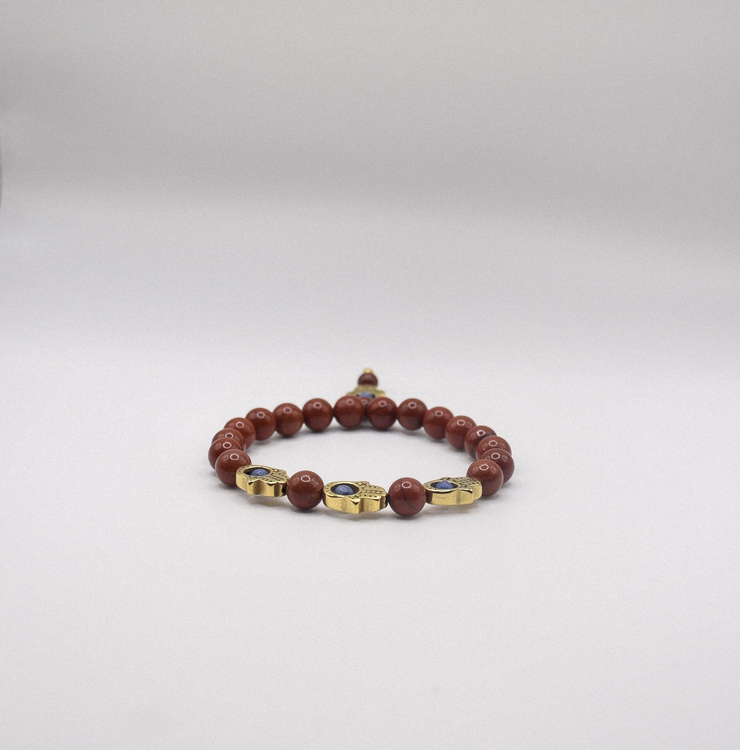 Red Jasper Hamsa Bracelet