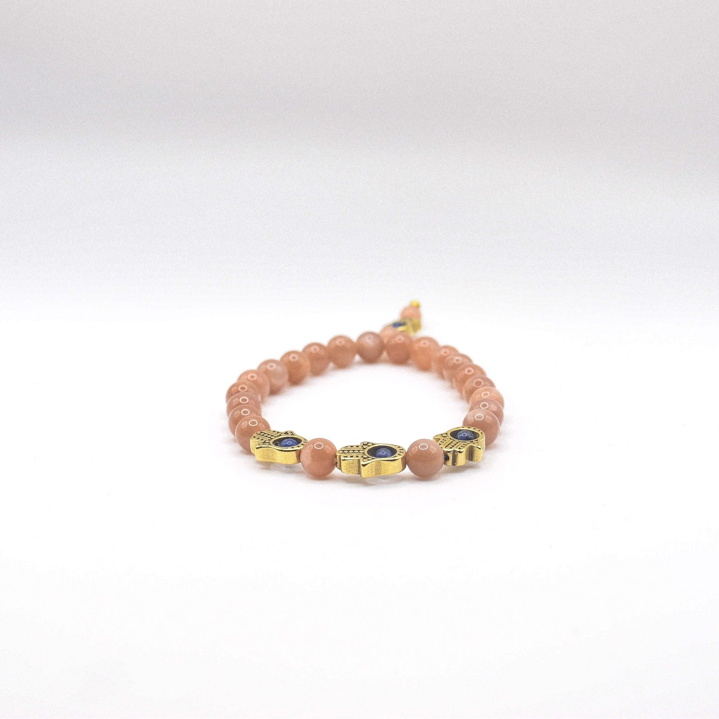 Moonstone Hamsa Bracelet