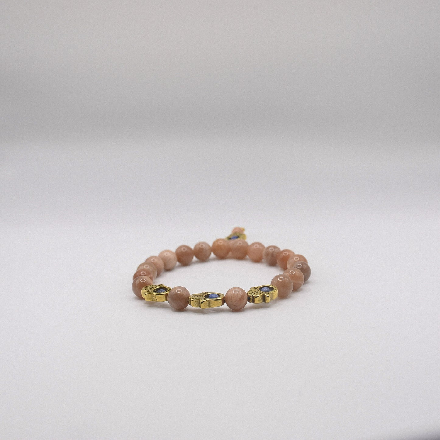 Moonstone Hamsa Bracelet