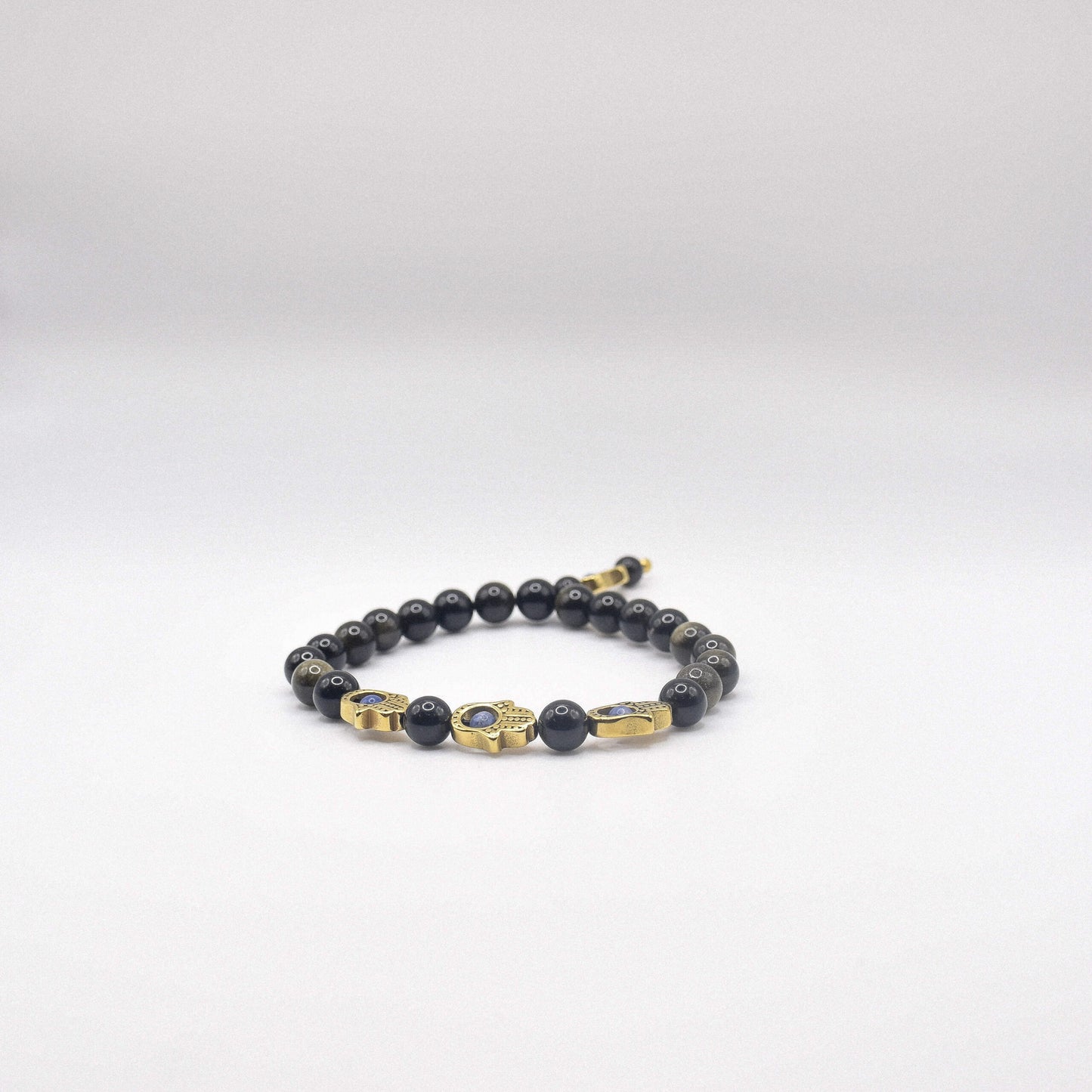 Onyx Hamsa Bracelet