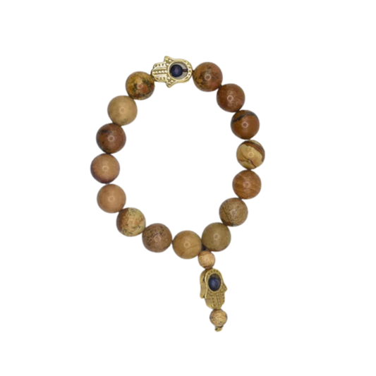 Picture Kambaba Hamsa Bracelet