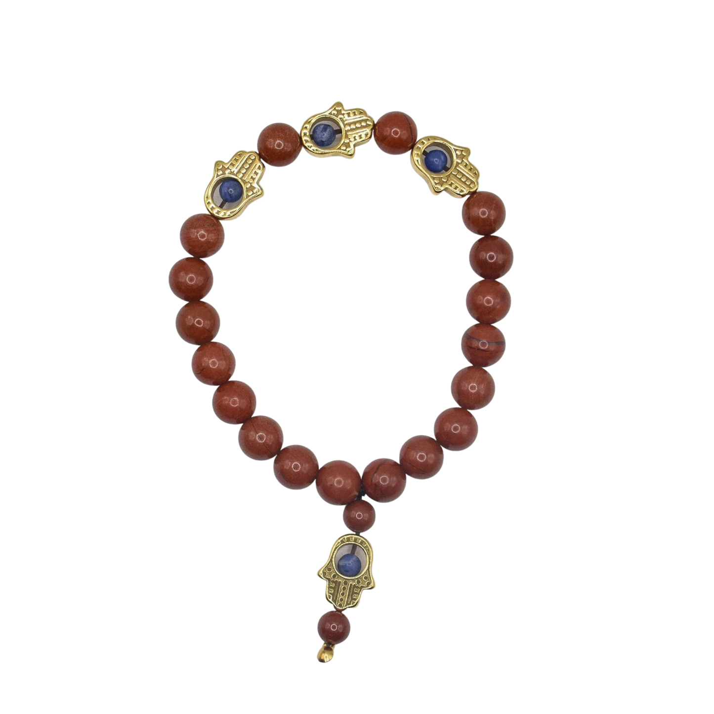 Red Jasper Hamsa Bracelet