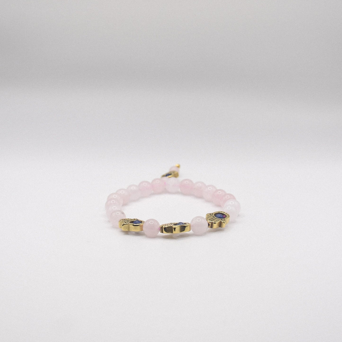 Rose Quartz Hamsa Bracelet