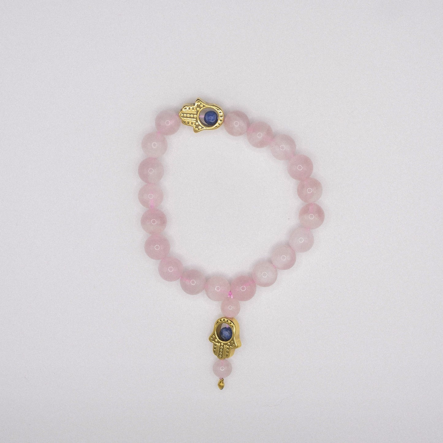 Rose Quartz Hamsa Bracelet