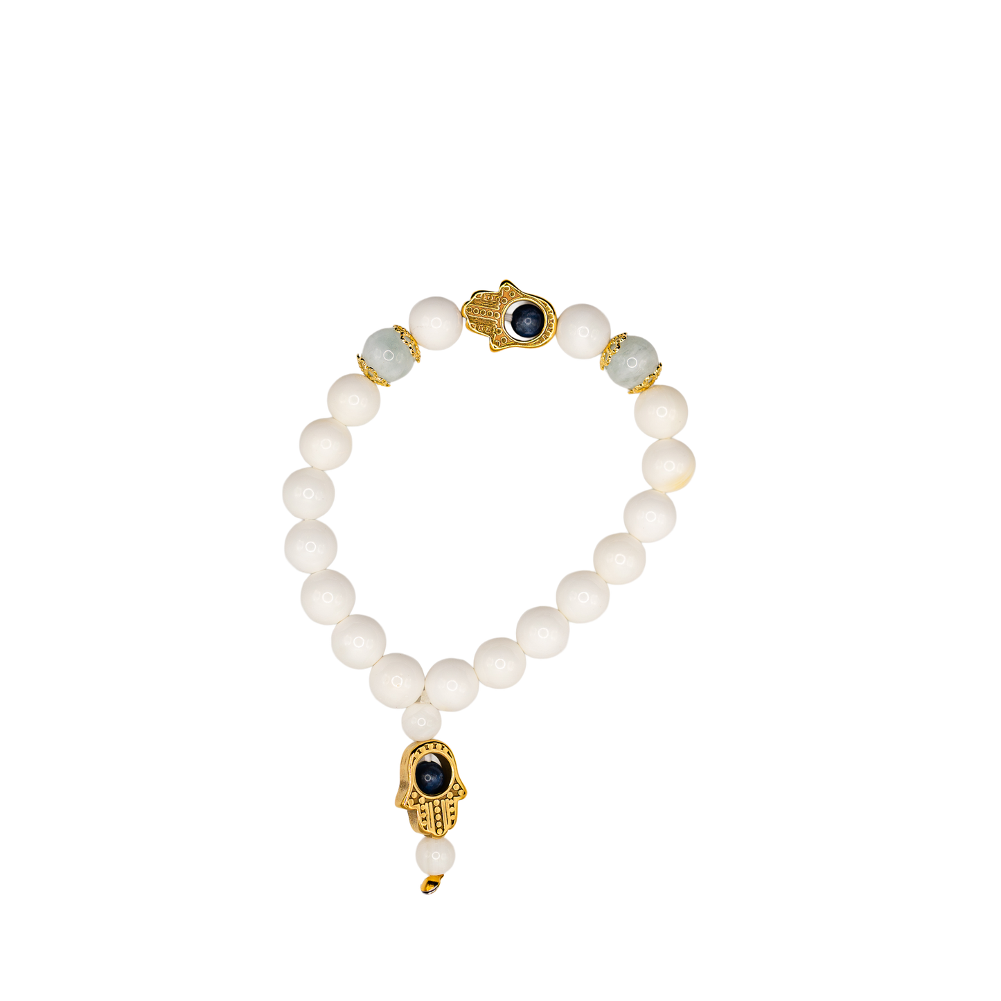 Sea Shell Aquamarine Bracelet