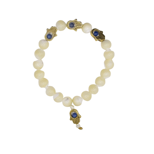 Sea Shell Hamsa Bracelet