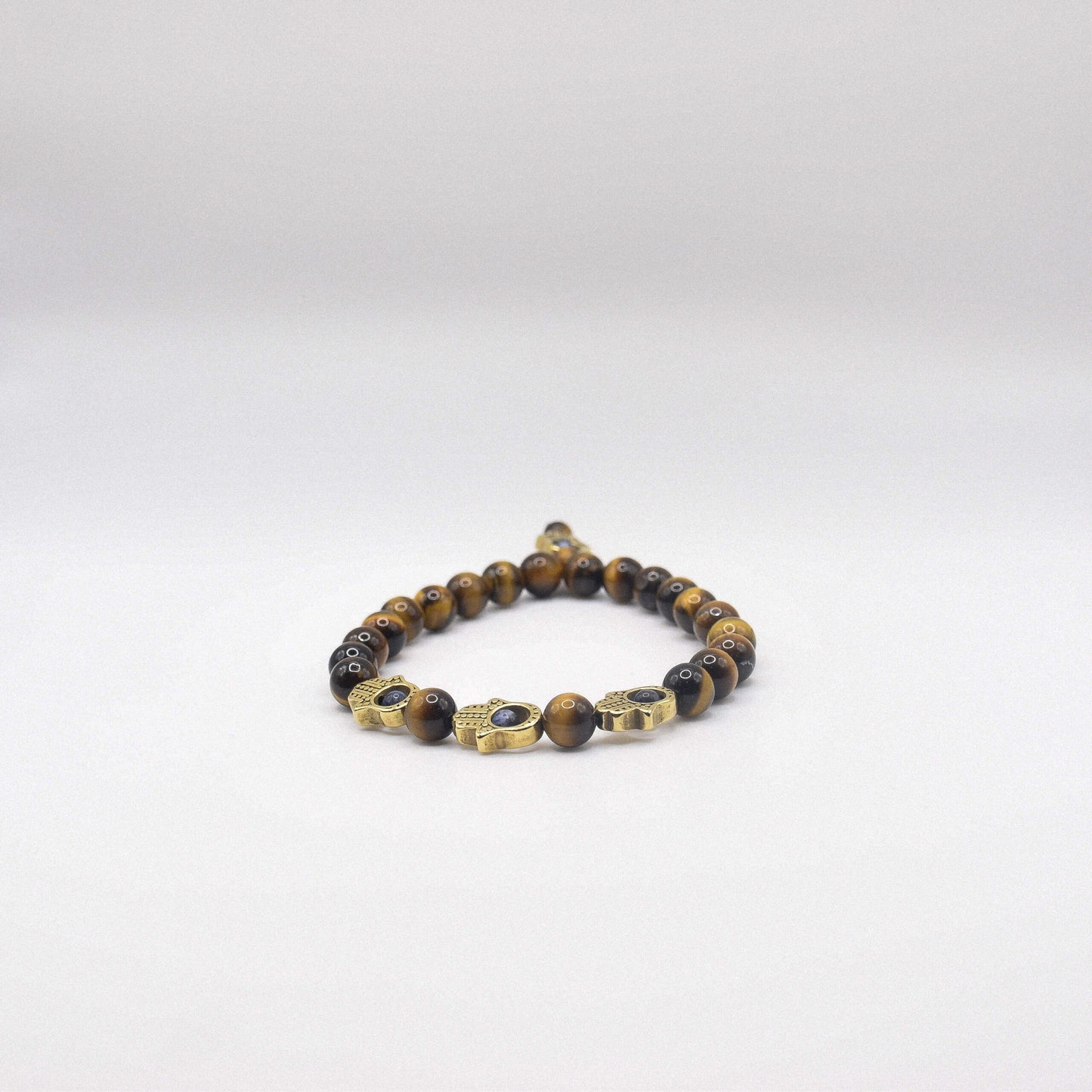 Tiger's Eye Hamsa Bracelet